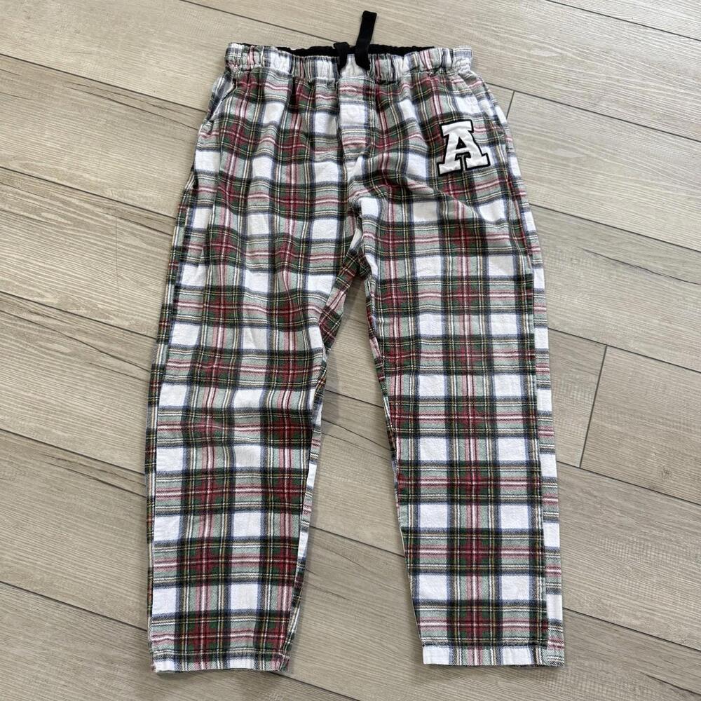 AussieBum Plaid Lounge Pants Tartan Check Elastic Waist Casual Pajama Sleepwear